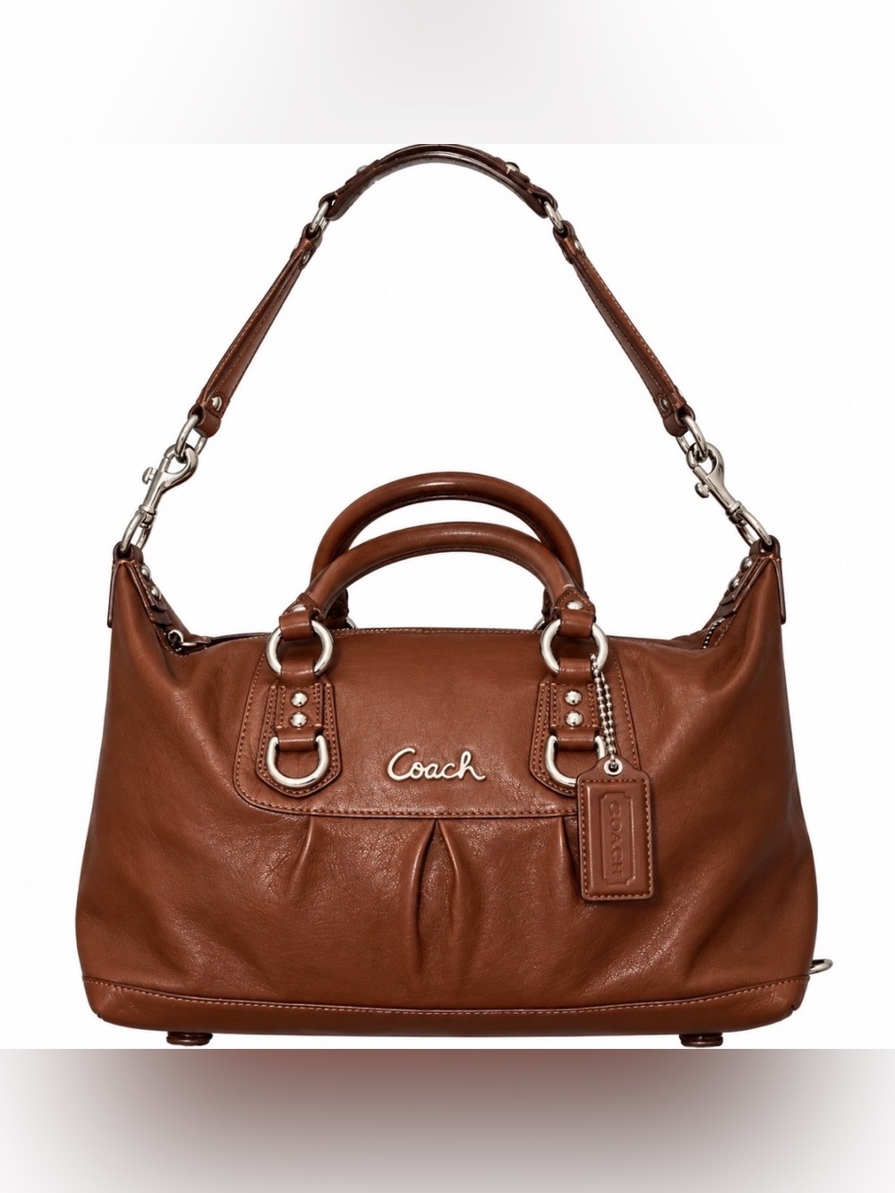 Coach Ashley F15445
Brown Leather Satchel
Y2K Bag w/ Tags